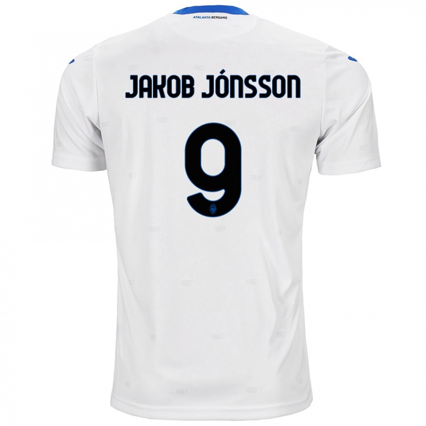 Niño Camiseta Birkir Jakob Jónsson #9 Blanco 2ª Equipación 2024/25 La Camisa