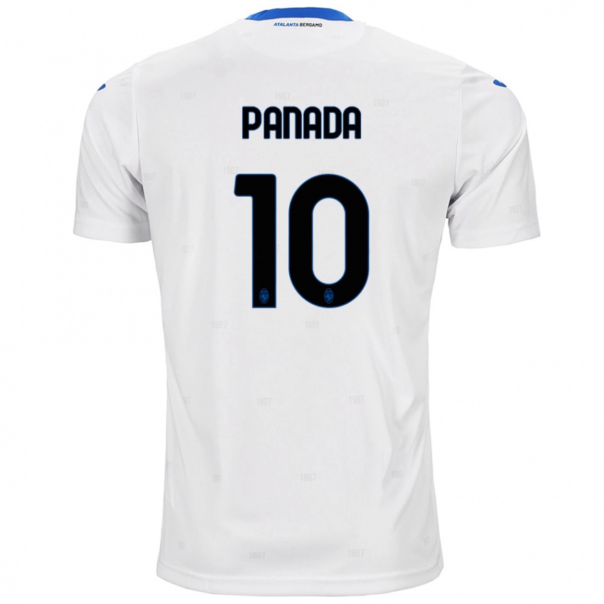 Niño Camiseta Simone Panada #10 Blanco 2ª Equipación 2024/25 La Camisa