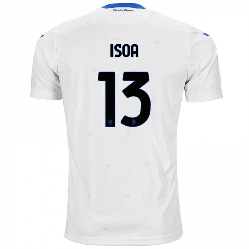 Niño Camiseta Isaac Isoa #13 Blanco 2ª Equipación 2024/25 La Camisa