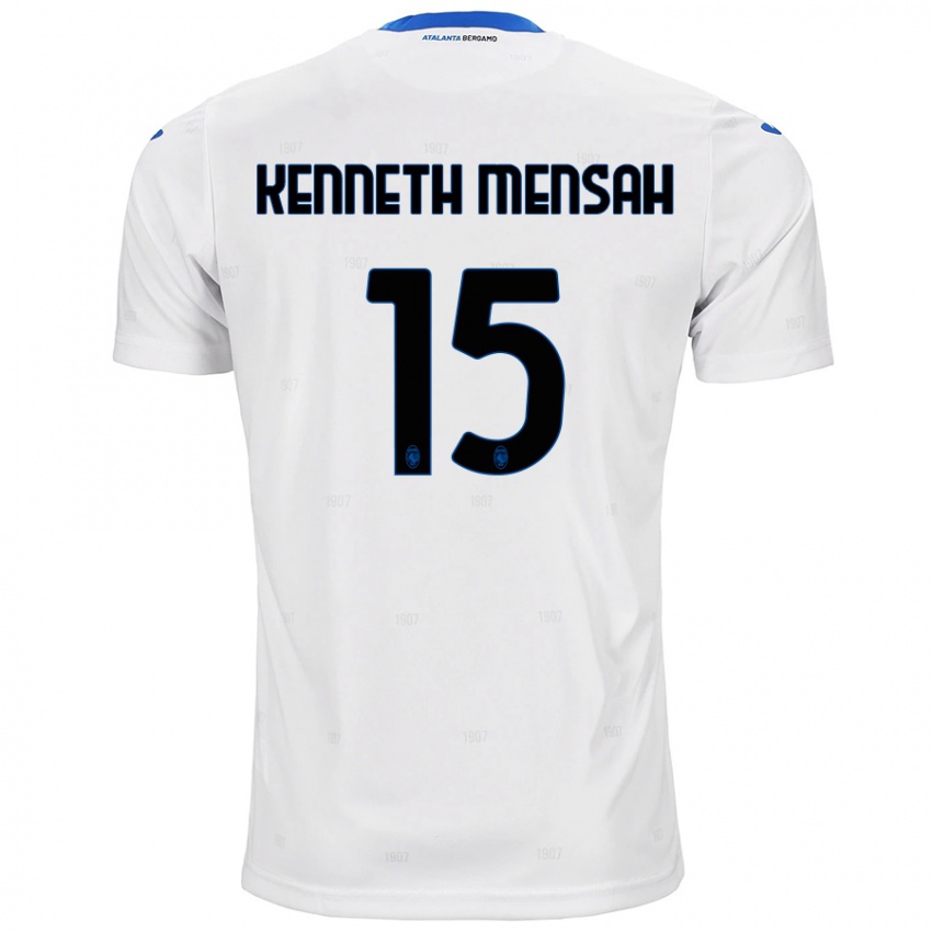 Niño Camiseta Anthony Kenneth Mensah #15 Blanco 2ª Equipación 2024/25 La Camisa