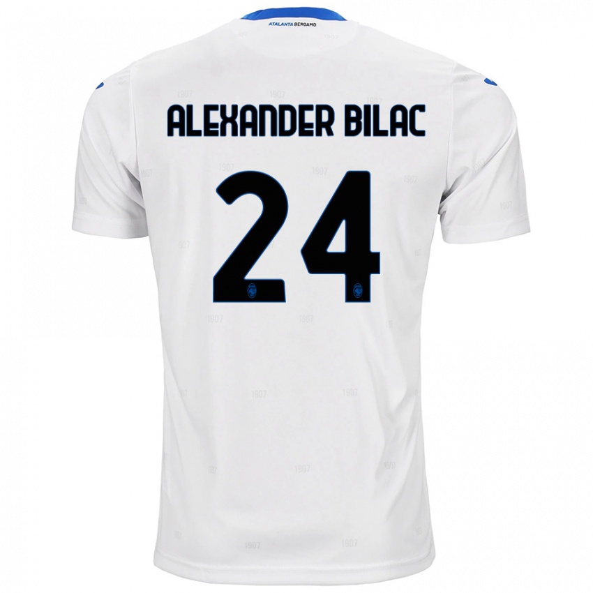 Niño Camiseta Max Alexander Bilac #24 Blanco 2ª Equipación 2024/25 La Camisa