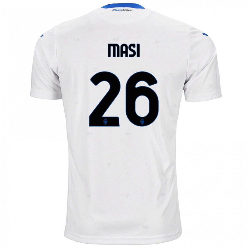 Niño Camiseta Alberto Masi #26 Blanco 2ª Equipación 2024/25 La Camisa