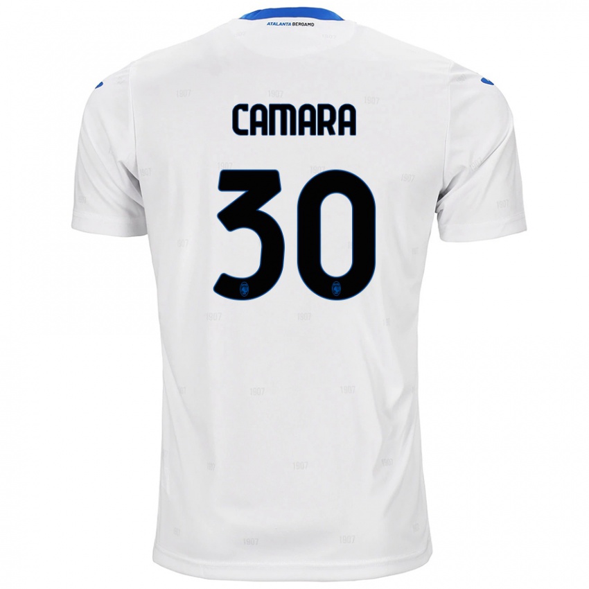 Niño Camiseta Henry Camara #30 Blanco 2ª Equipación 2024/25 La Camisa