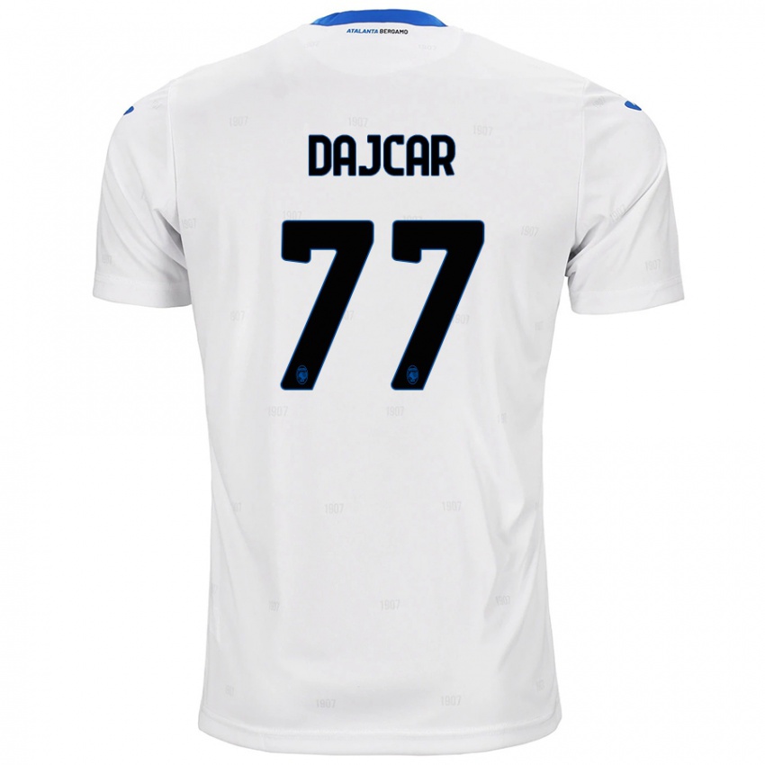 Niño Camiseta Matevz Dajcar #77 Blanco 2ª Equipación 2024/25 La Camisa