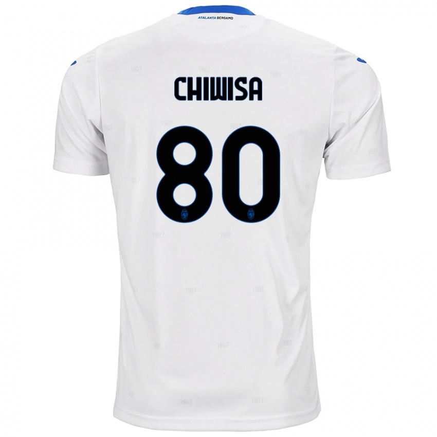 Niño Camiseta Mannah Chiwisa #80 Blanco 2ª Equipación 2024/25 La Camisa