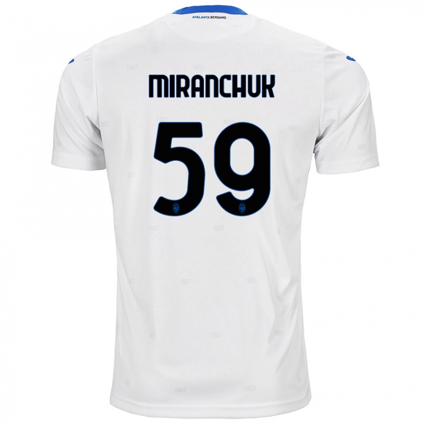 Niño Camiseta Aleksey Miranchuk #59 Blanco 2ª Equipación 2024/25 La Camisa