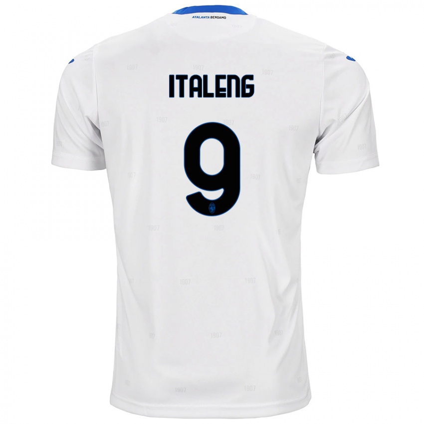 Niño Camiseta Jonathan Italeng #9 Blanco 2ª Equipación 2024/25 La Camisa