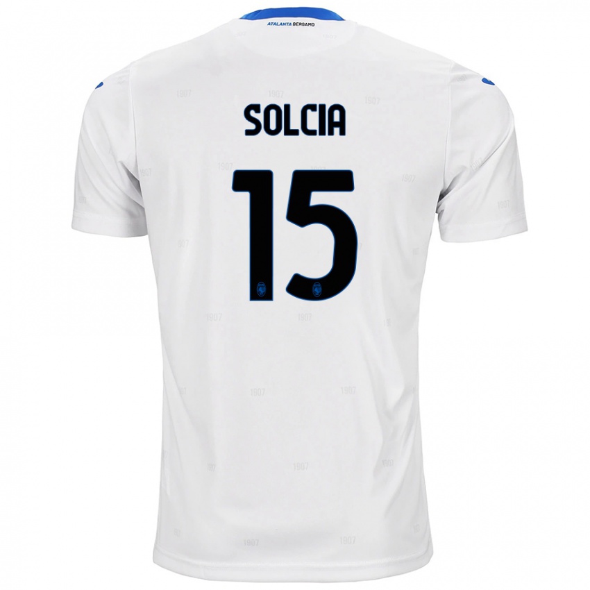 Niño Camiseta Daniele Solcia #15 Blanco 2ª Equipación 2024/25 La Camisa