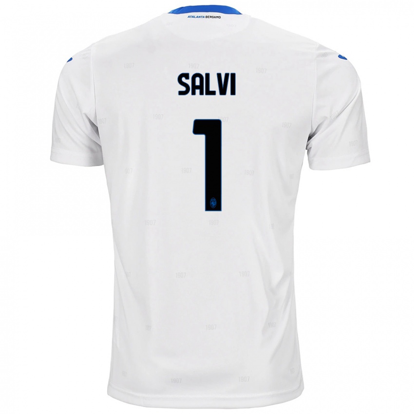 Niño Camiseta Margherita Salvi #1 Blanco 2ª Equipación 2024/25 La Camisa