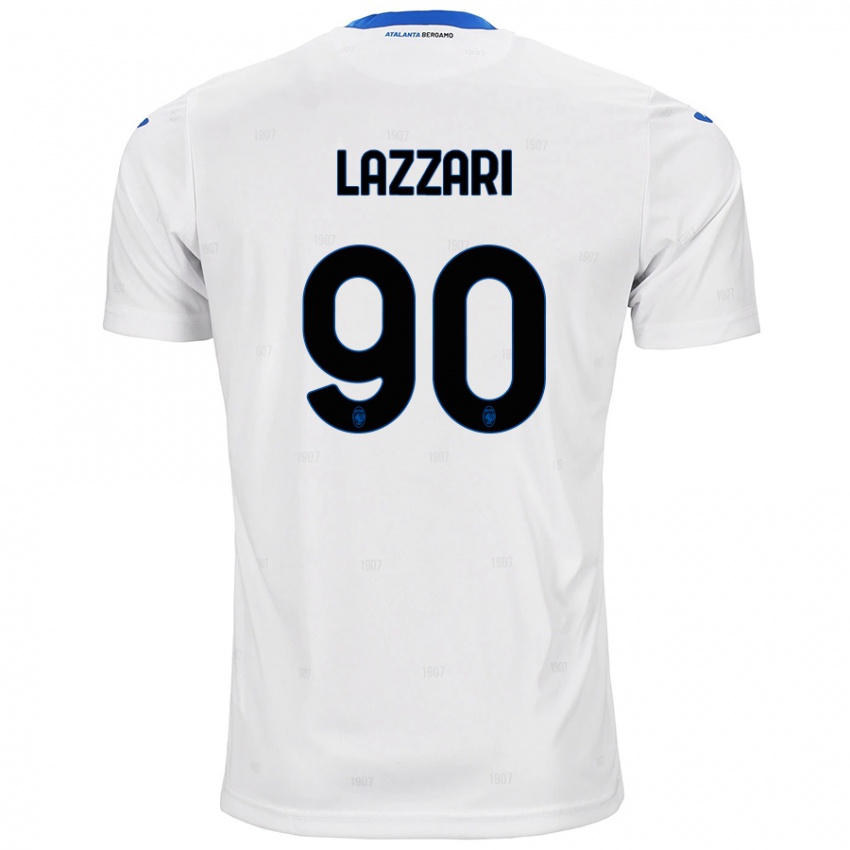 Niño Camiseta Ilaria Lazzari #90 Blanco 2ª Equipación 2024/25 La Camisa