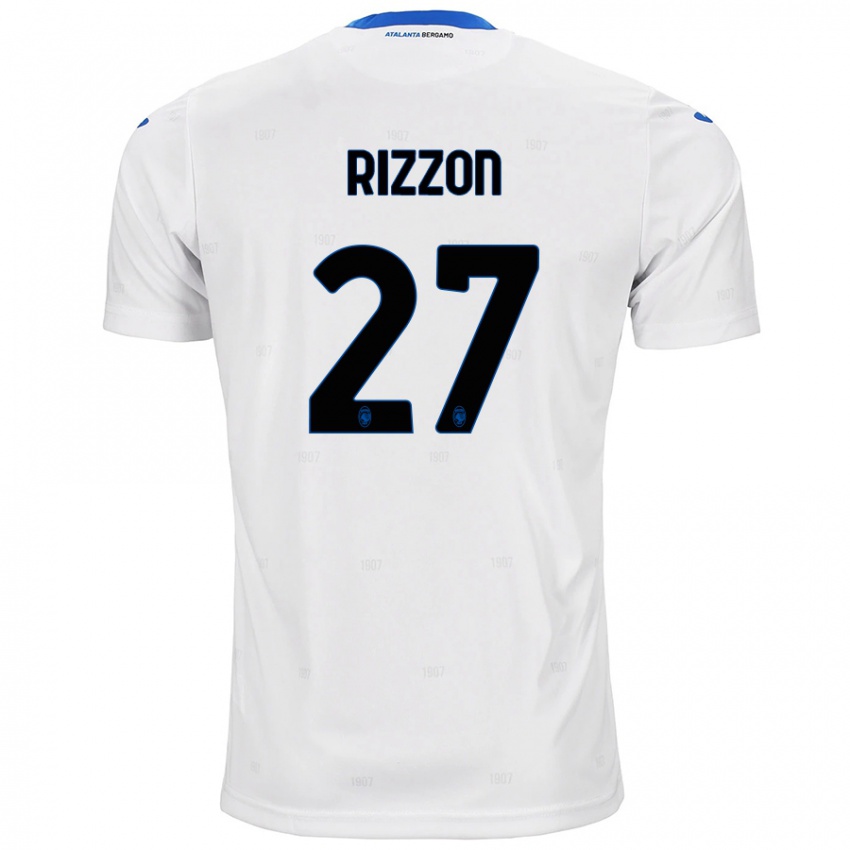 Niño Camiseta Giulia Rizzon #27 Blanco 2ª Equipación 2024/25 La Camisa