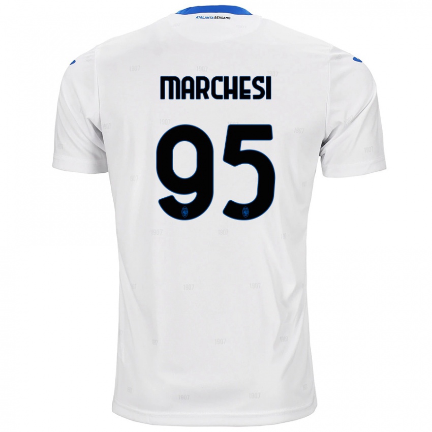 Niño Camiseta Silvia Marchesi #95 Blanco 2ª Equipación 2024/25 La Camisa