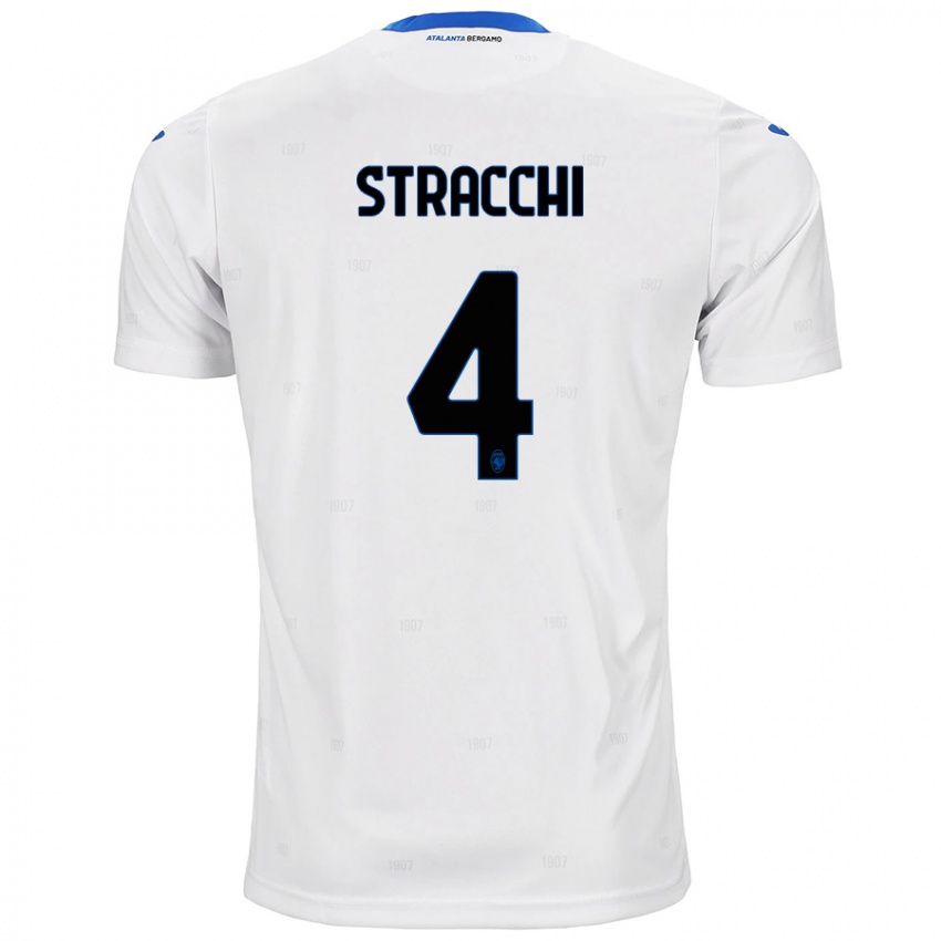 Niño Camiseta Daniela Stracchi #4 Blanco 2ª Equipación 2024/25 La Camisa