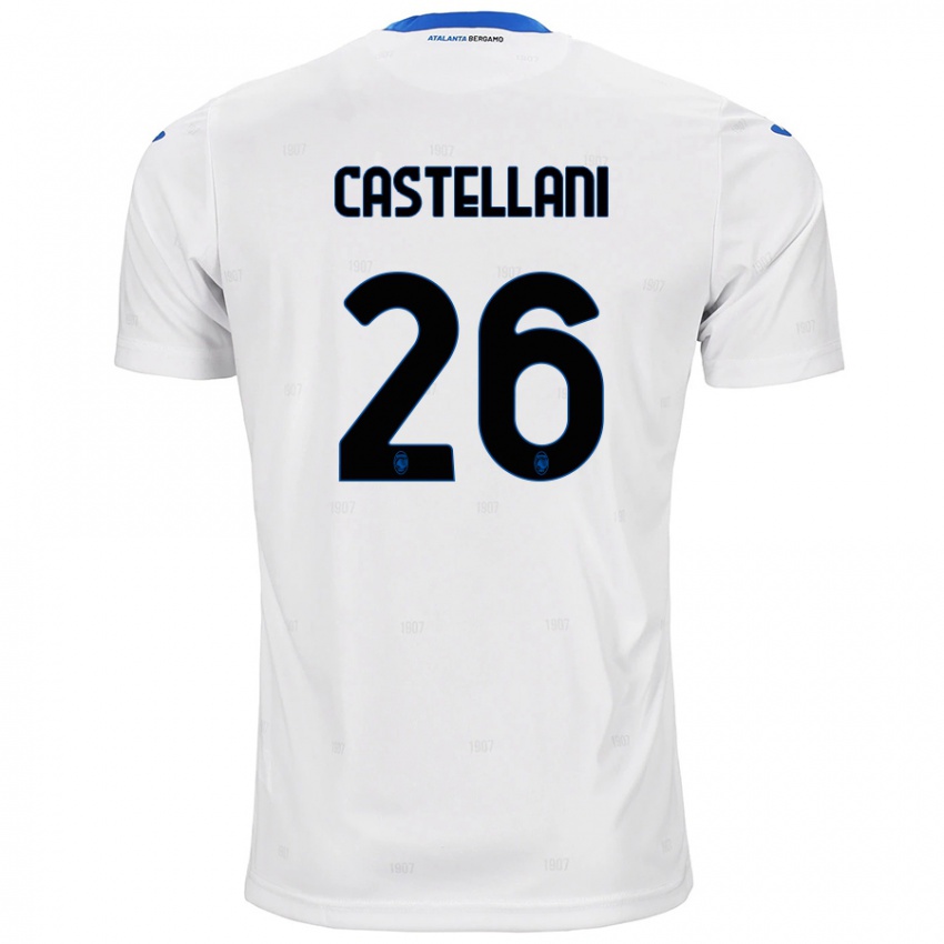 Niño Camiseta Eleonora Castellani #26 Blanco 2ª Equipación 2024/25 La Camisa