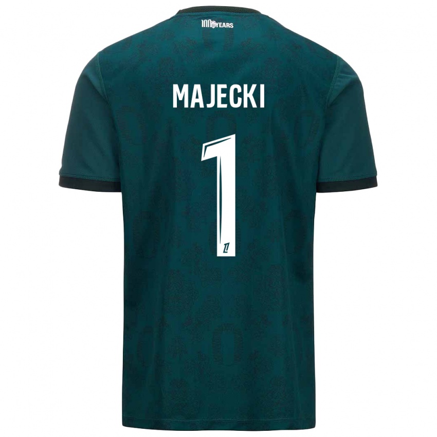 Niño Camiseta Radoslaw Majecki #1 Verde Oscuro 2ª Equipación 2024/25 La Camisa