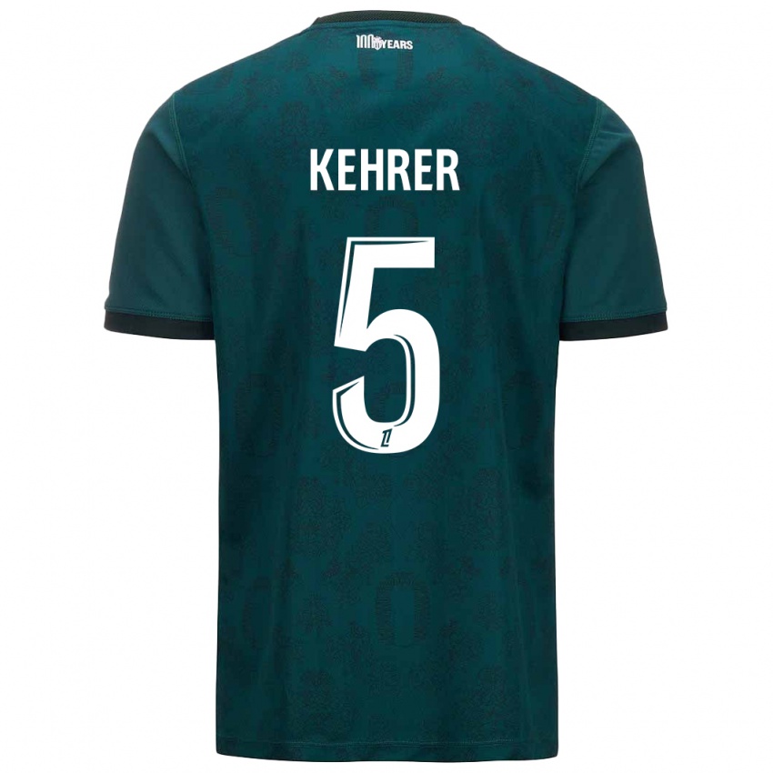 Niño Camiseta Thilo Kehrer #5 Verde Oscuro 2ª Equipación 2024/25 La Camisa