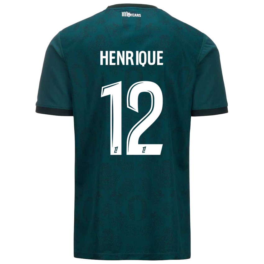 Niño Camiseta Caio Henrique #12 Verde Oscuro 2ª Equipación 2024/25 La Camisa