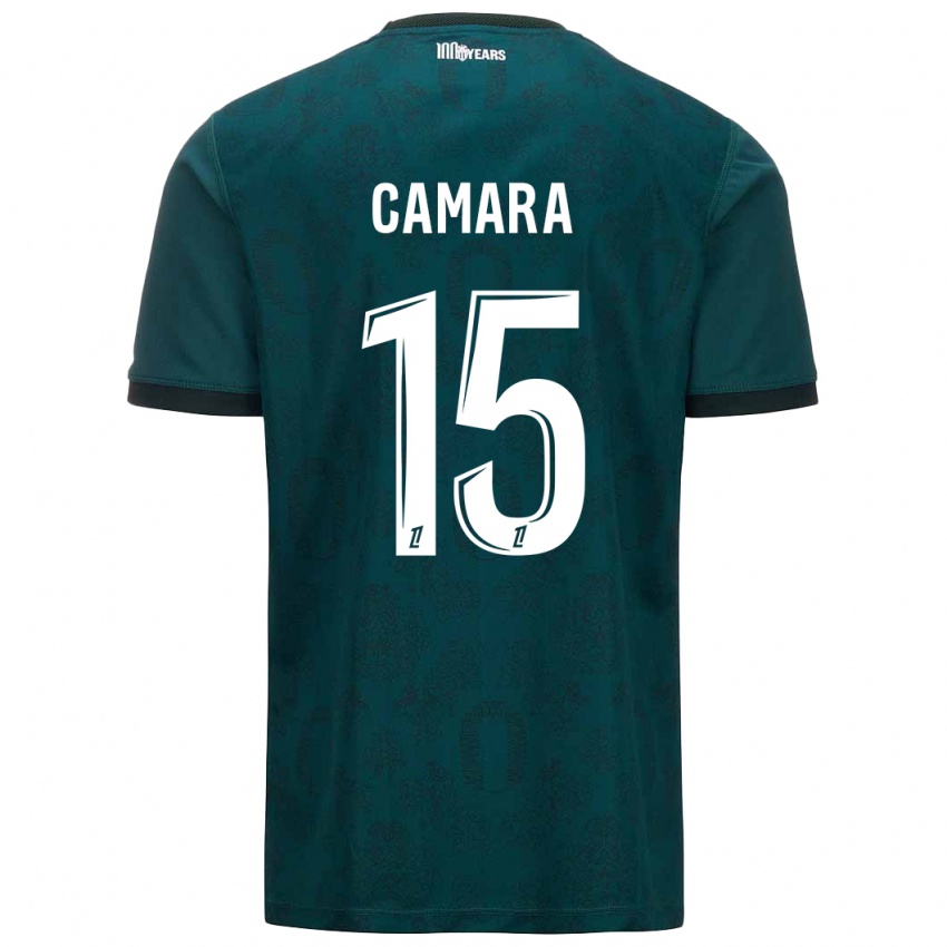 Niño Camiseta Lamine Camara #15 Verde Oscuro 2ª Equipación 2024/25 La Camisa