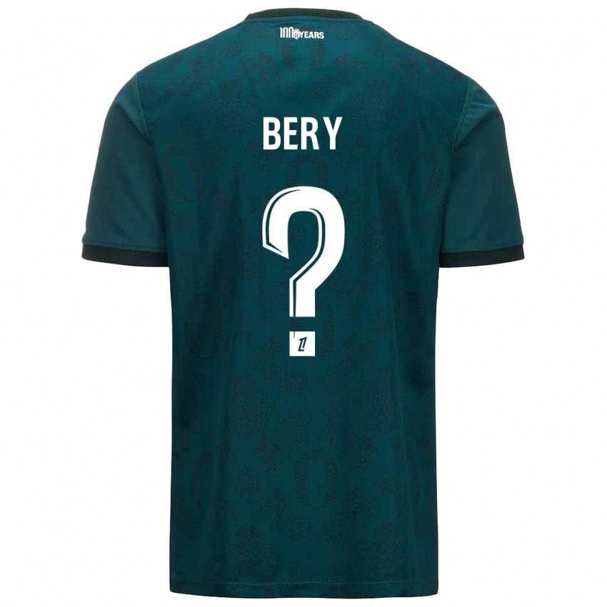 Niño Camiseta Jules Bery #0 Verde Oscuro 2ª Equipación 2024/25 La Camisa