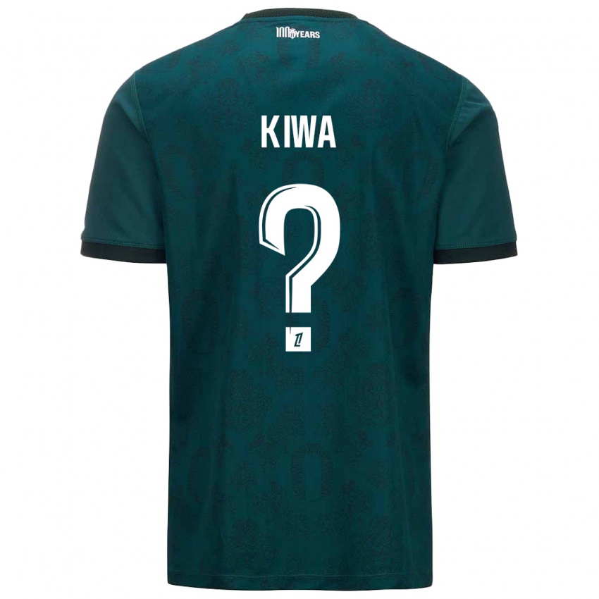 Niño Camiseta Bradel Kiwa #0 Verde Oscuro 2ª Equipación 2024/25 La Camisa