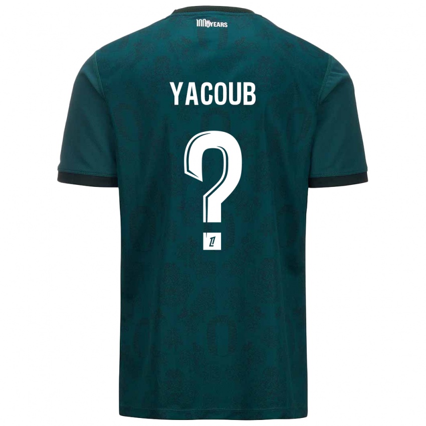 Niño Camiseta Béchir Yacoub #0 Verde Oscuro 2ª Equipación 2024/25 La Camisa