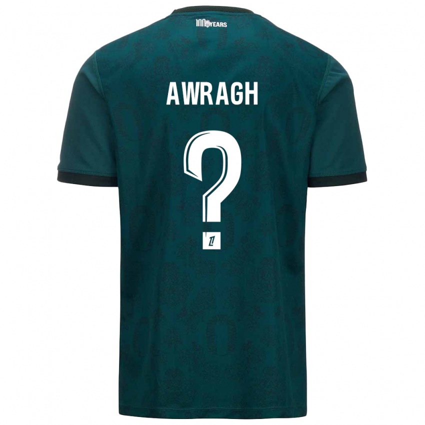 Niño Camiseta Soufian Awragh #0 Verde Oscuro 2ª Equipación 2024/25 La Camisa