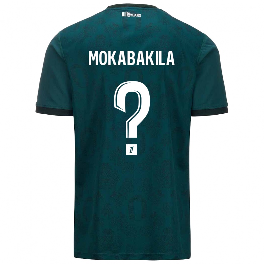 Niño Camiseta Nick Mokabakila #0 Verde Oscuro 2ª Equipación 2024/25 La Camisa