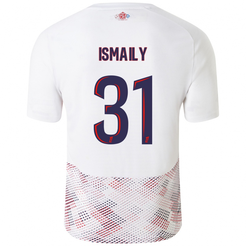 Niño Camiseta Ismaily #31 Blanco Azul Real 2ª Equipación 2024/25 La Camisa