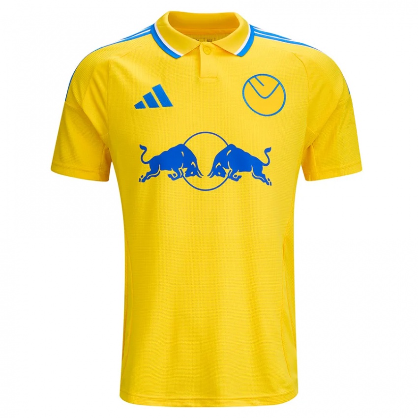 Niño Camiseta Joshua Hamilton #0 Amarillo Azul 2ª Equipación 2024/25 La Camisa