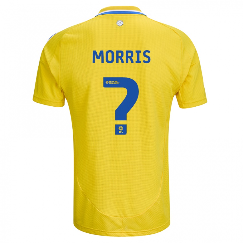 Niño Camiseta Jack Morris #0 Amarillo Azul 2ª Equipación 2024/25 La Camisa