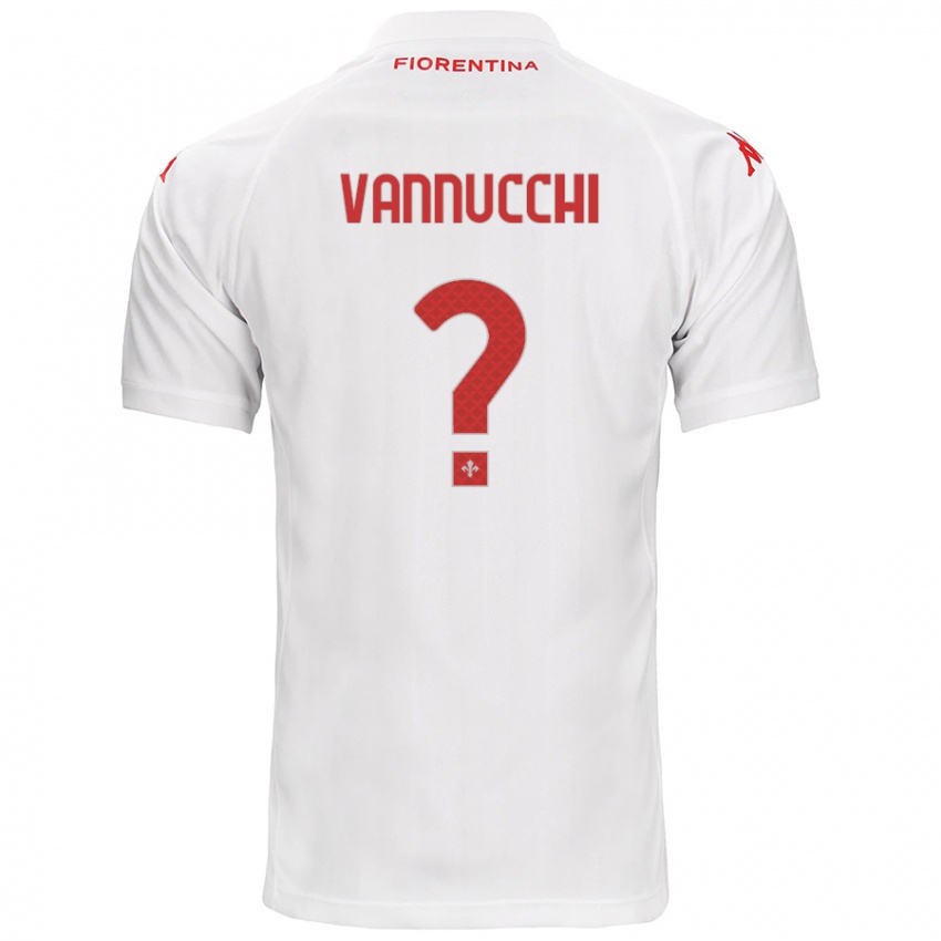 Niño Camiseta Tommaso Vannucchi #0 Blanco 2ª Equipación 2024/25 La Camisa