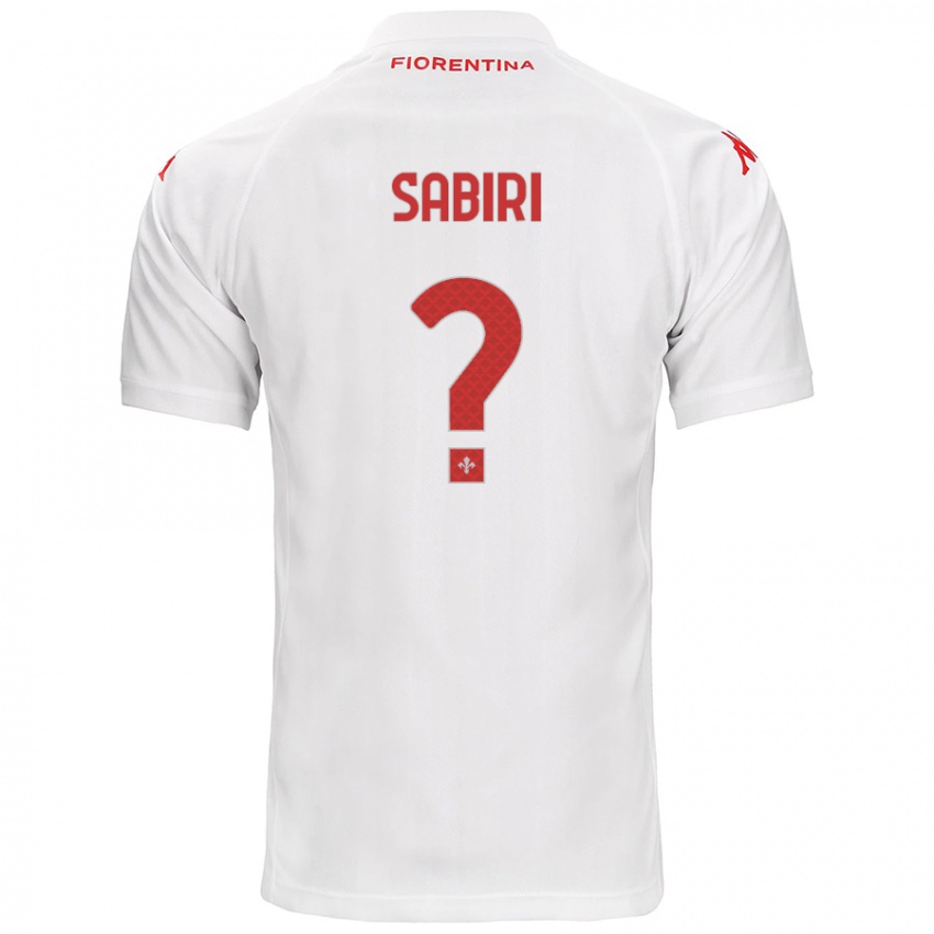 Niño Camiseta Abdelhamid Sabiri #0 Blanco 2ª Equipación 2024/25 La Camisa