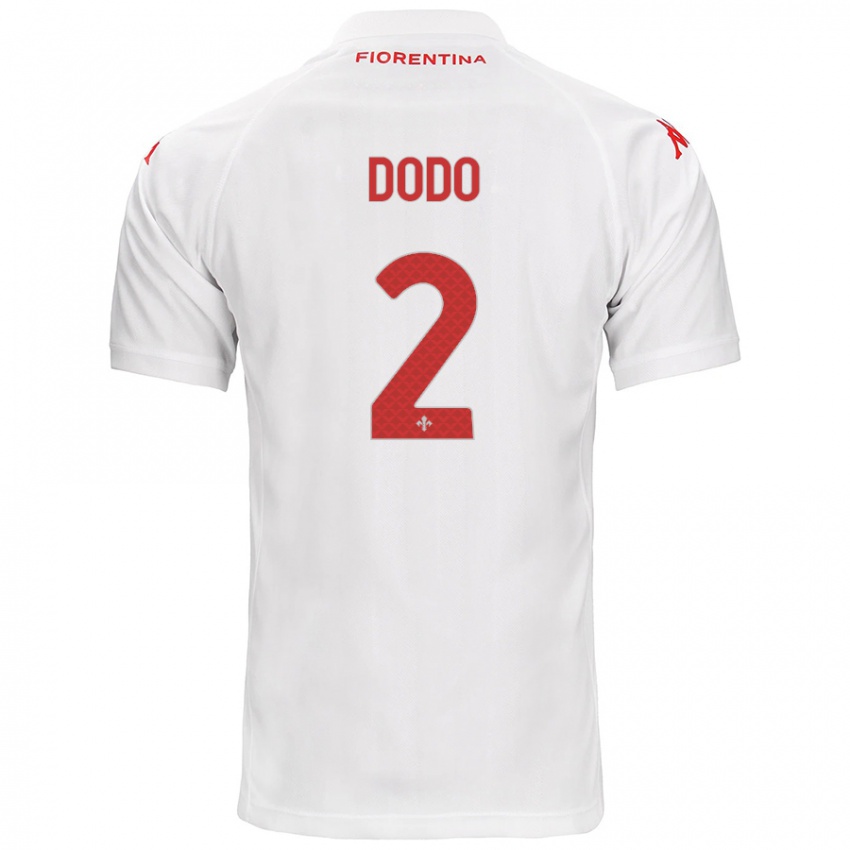 Niño Camiseta Dodô #2 Blanco 2ª Equipación 2024/25 La Camisa