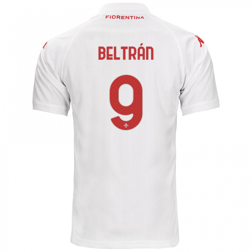 Niño Camiseta Lucas Beltrán #9 Blanco 2ª Equipación 2024/25 La Camisa