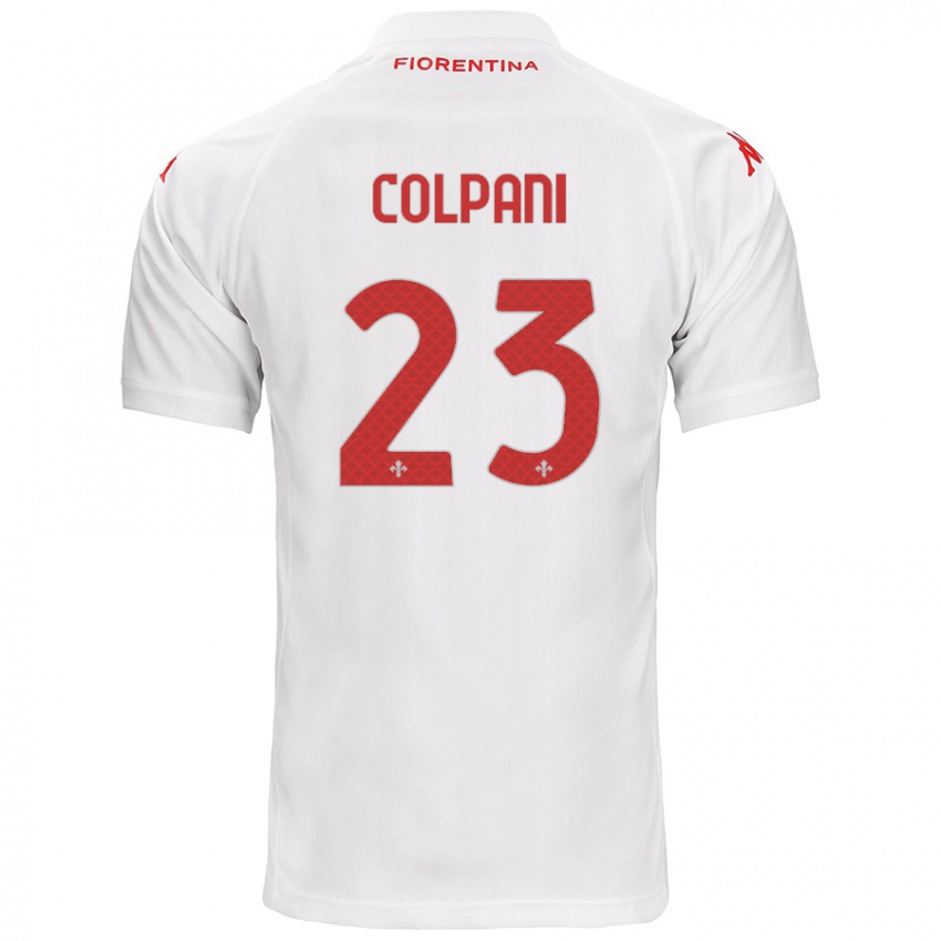 Niño Camiseta Andrea Colpani #23 Blanco 2ª Equipación 2024/25 La Camisa