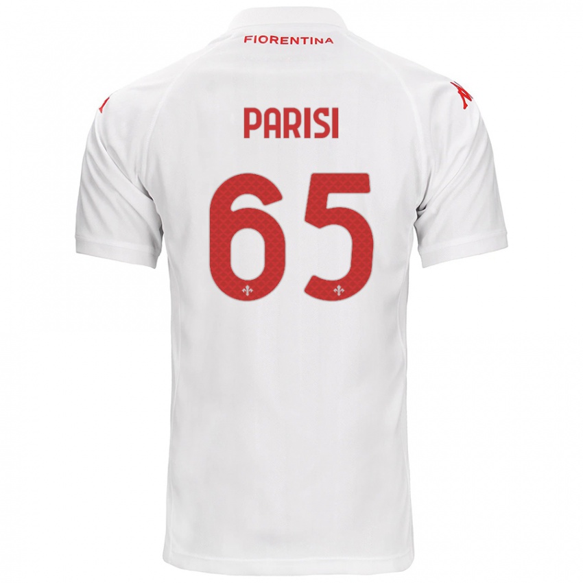 Niño Camiseta Fabiano Parisi #65 Blanco 2ª Equipación 2024/25 La Camisa