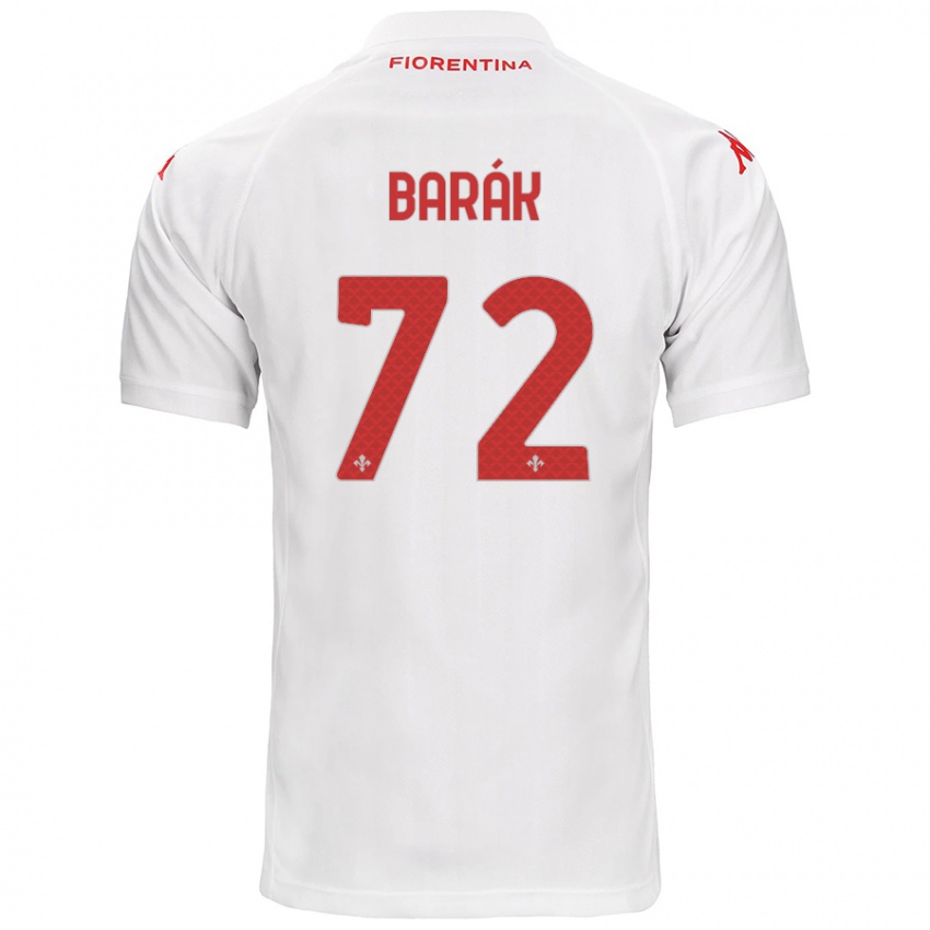 Niño Camiseta Antonin Barak #72 Blanco 2ª Equipación 2024/25 La Camisa