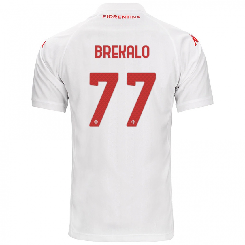 Niño Camiseta Josip Brekalo #77 Blanco 2ª Equipación 2024/25 La Camisa