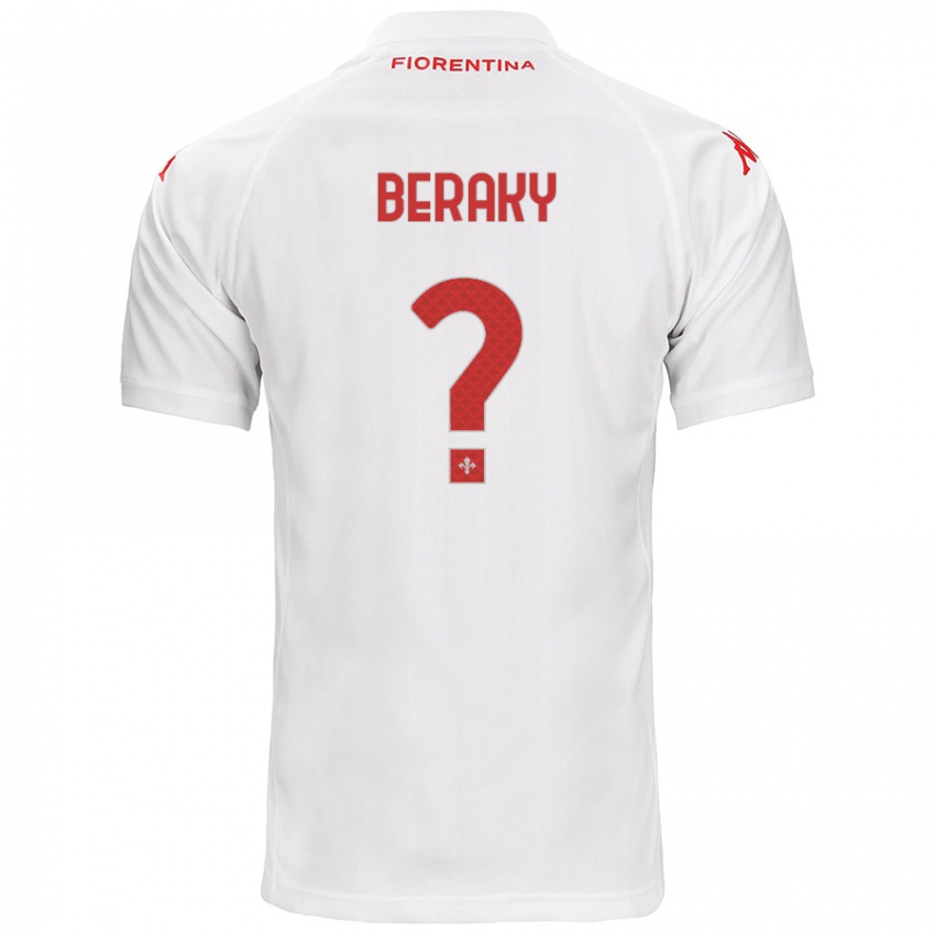 Niño Camiseta Mussie Beraky #0 Blanco 2ª Equipación 2024/25 La Camisa