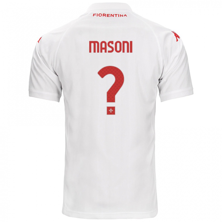 Niño Camiseta Tommaso Masoni #0 Blanco 2ª Equipación 2024/25 La Camisa