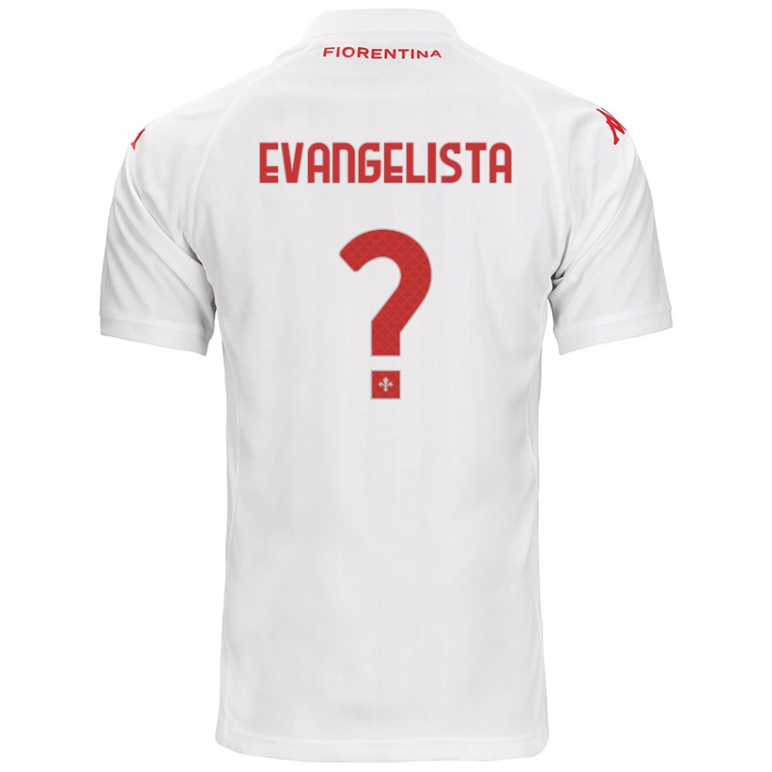 Niño Camiseta Carlo Evangelista #0 Blanco 2ª Equipación 2024/25 La Camisa