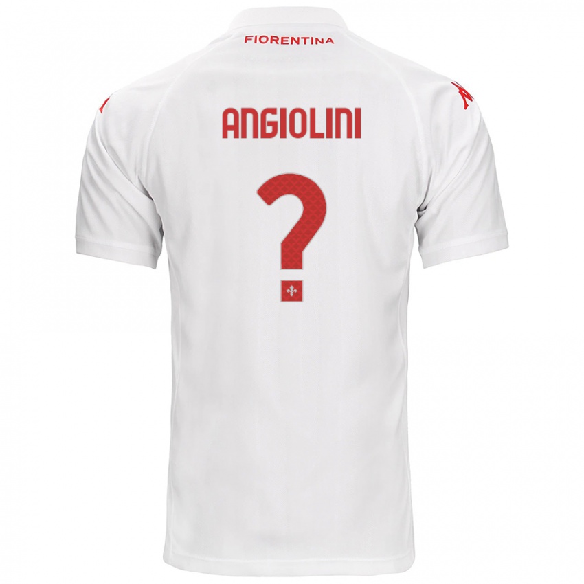 Niño Camiseta Gianmarco Angiolini #0 Blanco 2ª Equipación 2024/25 La Camisa