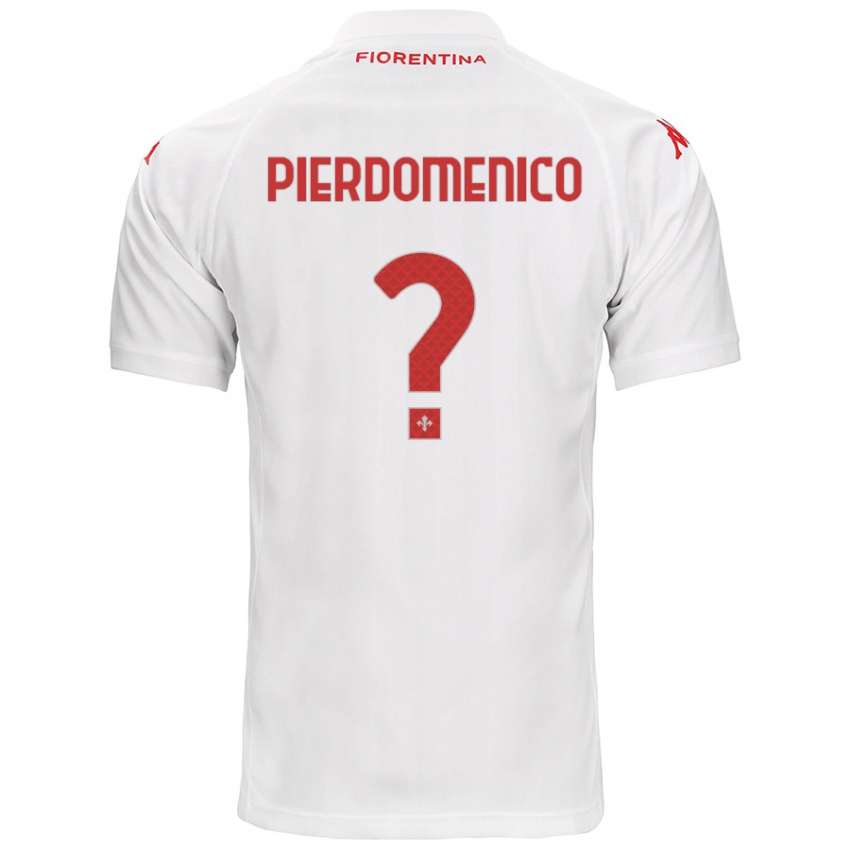 Niño Camiseta Jacopo Di Pierdomenico #0 Blanco 2ª Equipación 2024/25 La Camisa