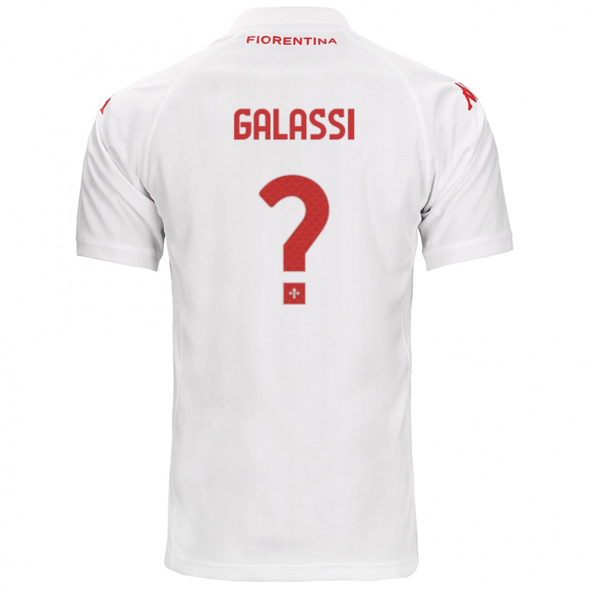 Niño Camiseta Andrea Galassi #0 Blanco 2ª Equipación 2024/25 La Camisa