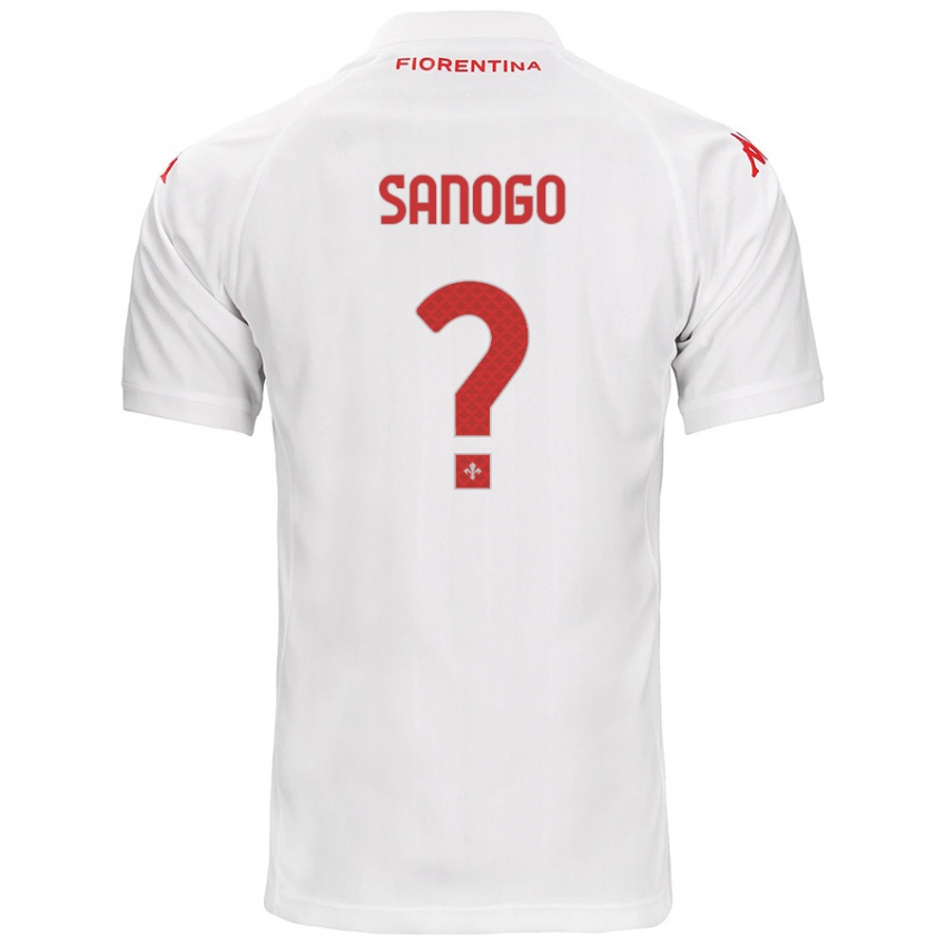 Niño Camiseta Bassidy Sanogo #0 Blanco 2ª Equipación 2024/25 La Camisa