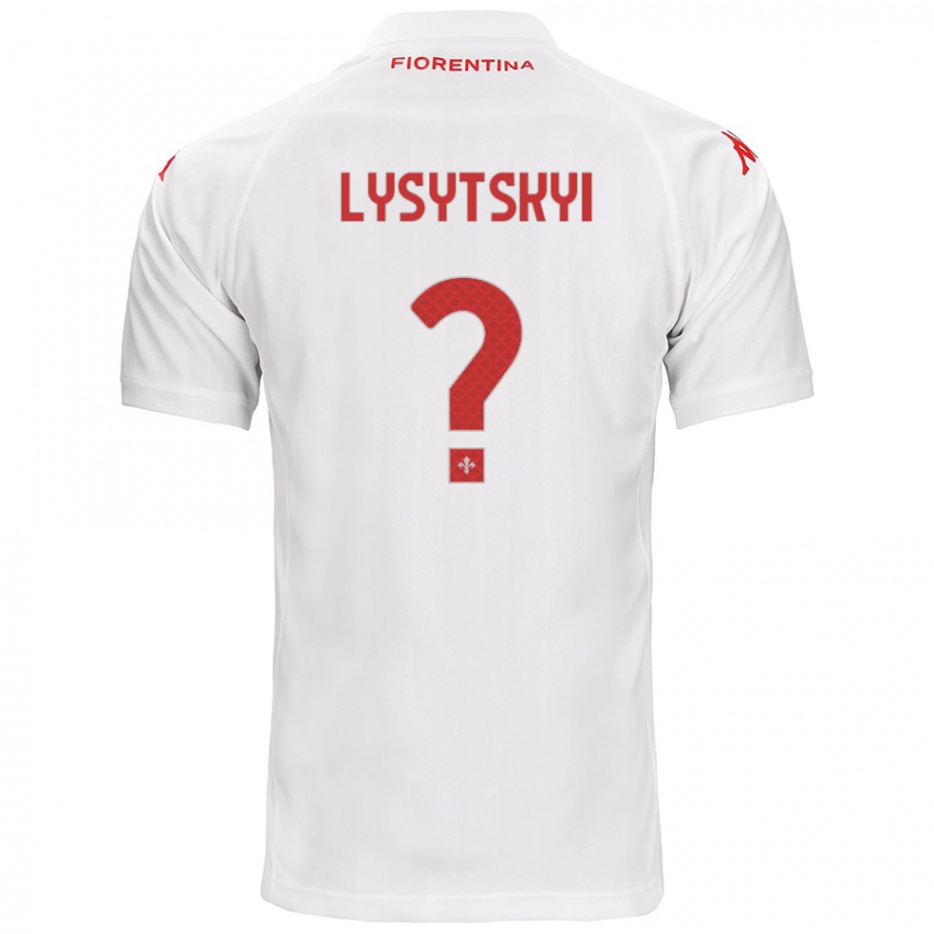 Niño Camiseta Andriy Lysytskyi #0 Blanco 2ª Equipación 2024/25 La Camisa