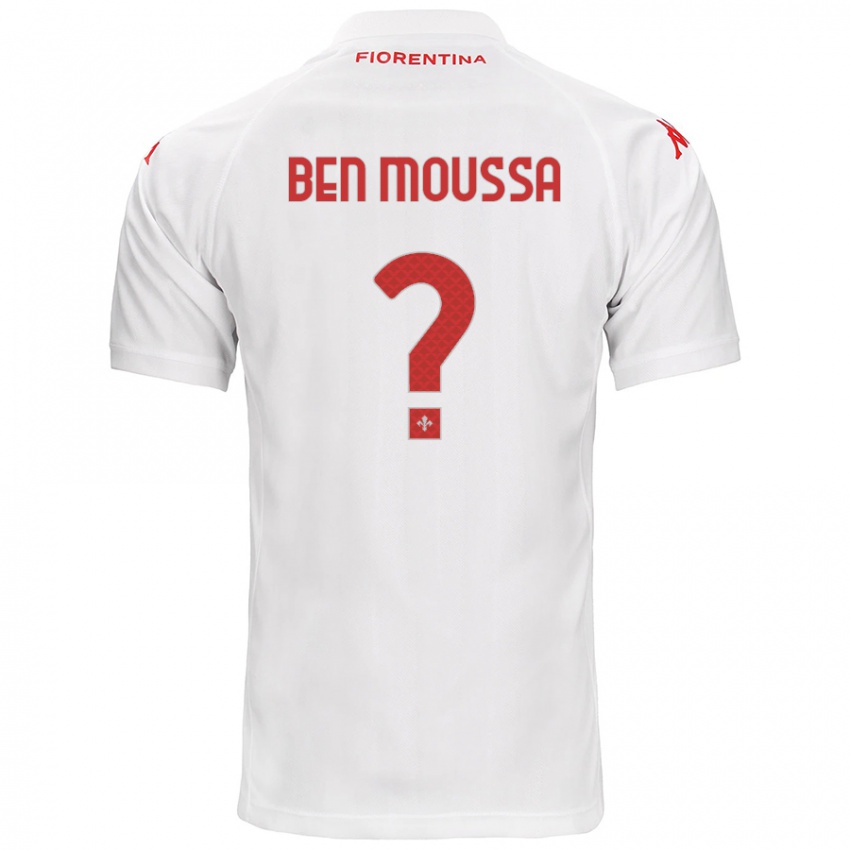 Niño Camiseta Mehdi Ben Moussa #0 Blanco 2ª Equipación 2024/25 La Camisa