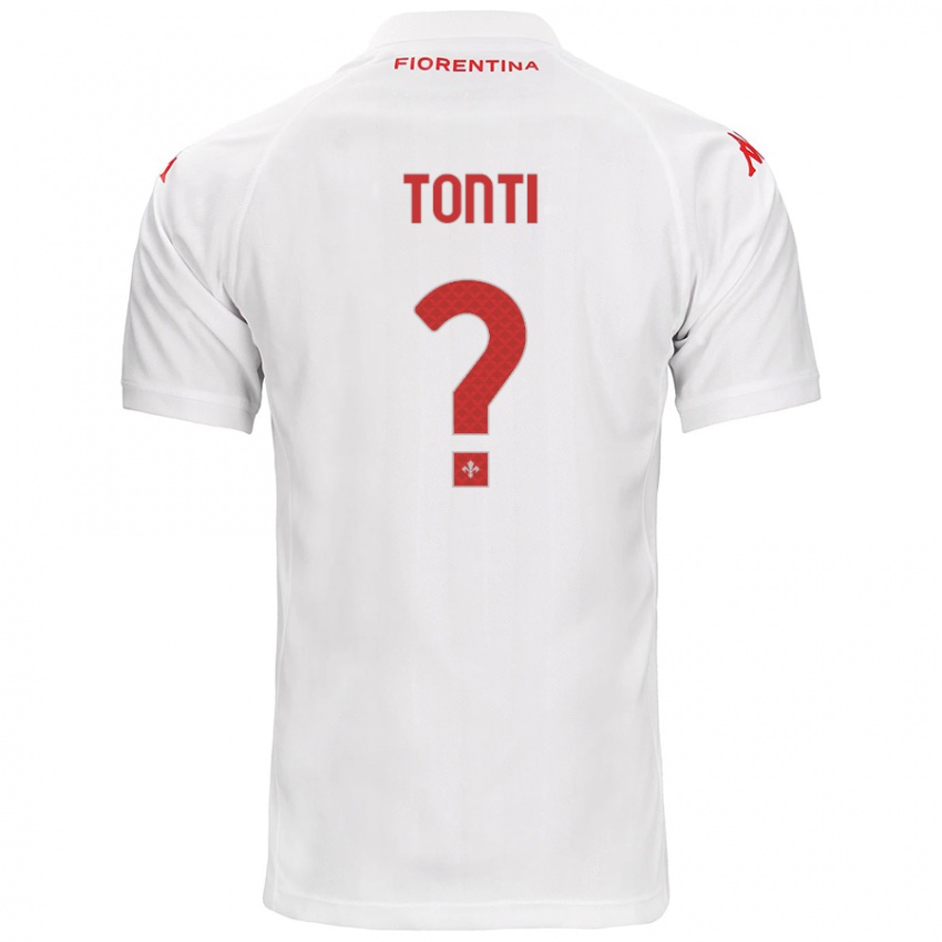 Niño Camiseta Federico Tonti #0 Blanco 2ª Equipación 2024/25 La Camisa