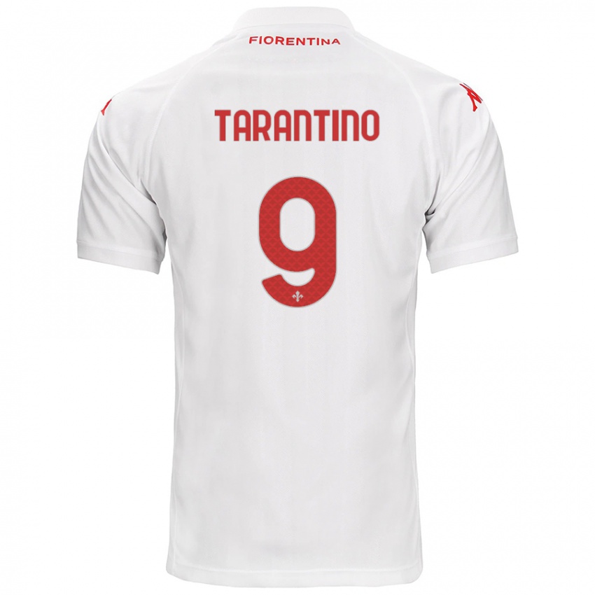 Niño Camiseta Jacopo Tarantino #9 Blanco 2ª Equipación 2024/25 La Camisa