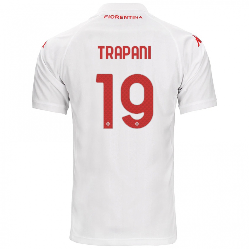 Niño Camiseta Niccolò Trapani #19 Blanco 2ª Equipación 2024/25 La Camisa